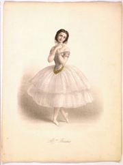 Tiny ballerina dancer