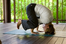 Woman in Tripod Pose